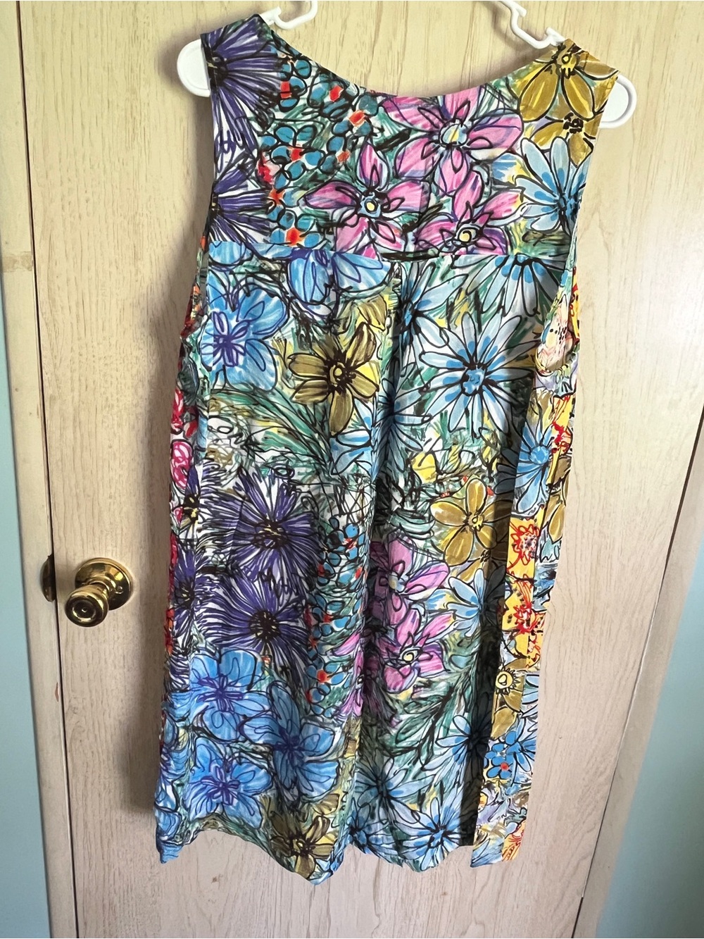 JAMS WORLD Hawaii Sleeveless Shift Dress EDEN Floral Print Sz XL - Picture 8 of 10